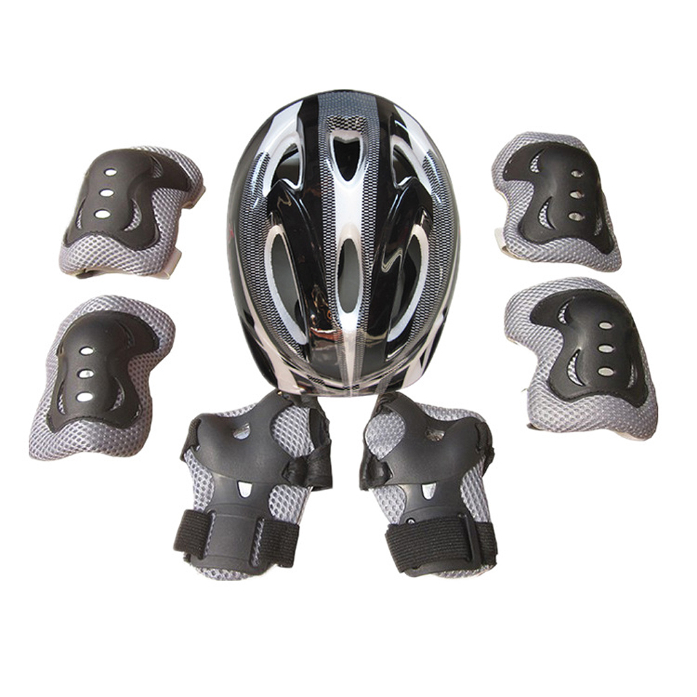 7PCSToddler Girls Boys Protect Helmet Knee Elbow Wrist Pad Sets,Safety equipment