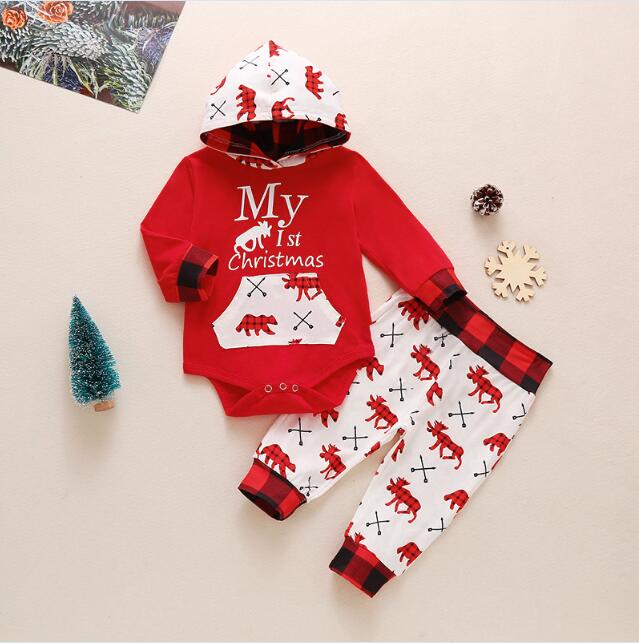 Conjunto De Dos Piezas Para Niños Y Niñas, Sudadera Con Capucha De Dibujos Animados, Top De Manga Larga Pantalones Comodos Para Bebes Color Solido